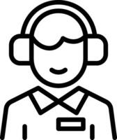 customer service icon. helpline icon vector