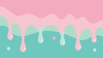 Abstract background with  pastel dripping drops. Vector illustration.