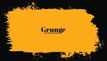 amarillo grunge textura marco antecedentes diseño vector