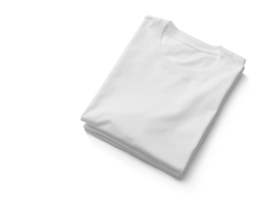 modelo de maquete de camiseta dobrada png