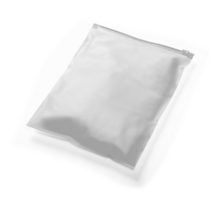 Plastic envelope packaging mockup png