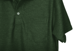 Poloshirt-Mockup-Vorlage mit Tasche png