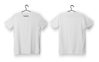 realistische t-shirt-modellvorlage png