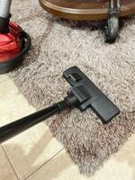 Clean the room and objects using a vacuum cleaner photo