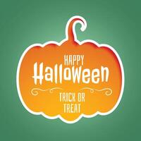 happy halloween trick or treat background design vector
