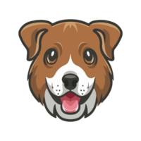 Simple and cute Beagle dog, transparent png