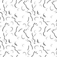 naadloos patroon met Pasen konijntjes png