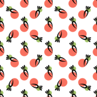 modello senza cuciture di carota png