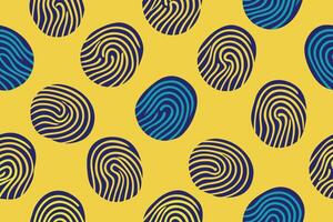 Seamless fingerprint image pattern vector