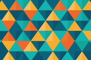 Abstract Geometric Triangle Seamless Pattern vector