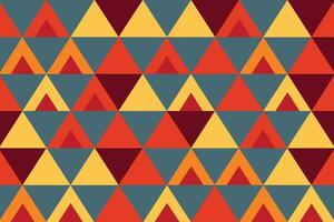 Abstract Geometric Triangle Seamless Pattern vector