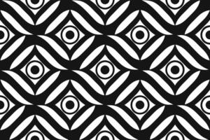 monochrome background with retro pattern design vector