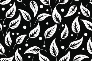 Seamless Black and White Vector Patterns