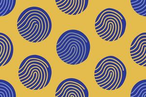 Seamless fingerprint image pattern vector