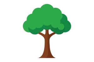 Tree Clipart Set Vector Illustration set isolated on white background