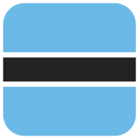 Botswana National Flagge png