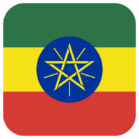 Äthiopien National Flagge png