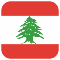 libanon nationell flagga png