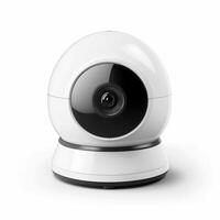 AI generated Security camera isolated. Camera video surveillance system. photo