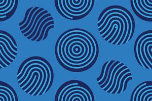 Seamless fingerprint image pattern vector