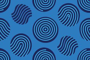 Seamless fingerprint image pattern vector