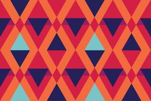 Abstract Geometric Triangle Seamless Pattern vector