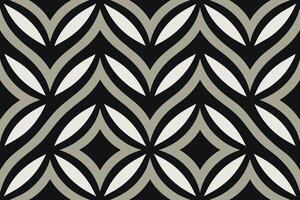 monochrome background with retro pattern design vector