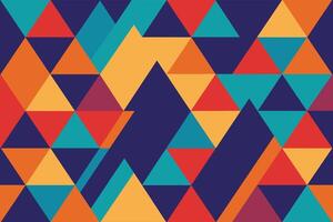 Abstract Geometric Triangle Seamless Pattern vector