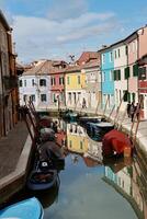 Burano Island Canal photo