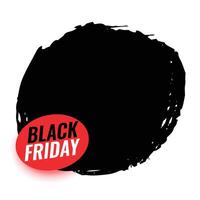 black friday background with text space design vector