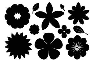 Assorted Flower Shape Vector