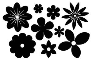 Assorted Flower Shape Vector