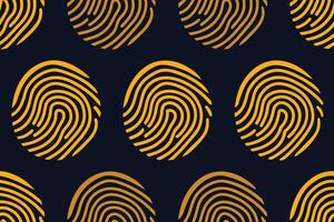 Seamless fingerprint image pattern vector