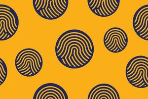 Seamless fingerprint image pattern vector