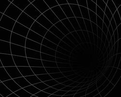 abstract warmhole wireframe tunnel template design vector