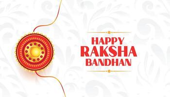 hindu culture raksha bandhan occasion banner in ethnic style vector