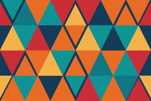 Abstract Geometric Triangle Seamless Pattern vector