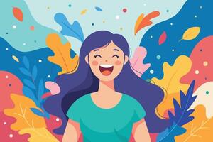 Abstract Joyful Watercolor Background vector