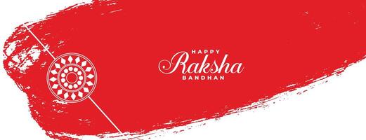 abstract style raksha bandhan indian festival banner design vector