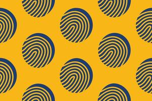 Seamless fingerprint image pattern vector