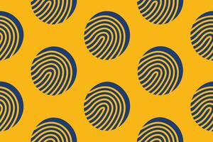 Seamless fingerprint image pattern vector