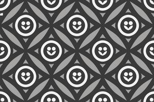 monochrome background with retro pattern design vector