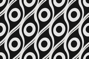 monochrome background with retro pattern design vector