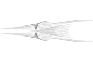 Minimal abstract line futuristic tech background. Vector digital art banner design