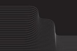 Minimal abstract line futuristic tech background. Vector digital art banner design