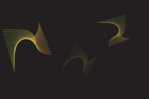 Minimal abstract line futuristic tech background. Vector digital art banner design