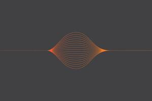 Minimal abstract line futuristic tech background. Vector digital art banner design