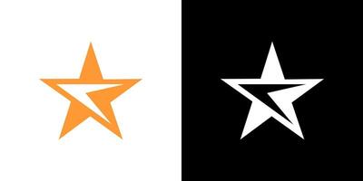 Star logo vector illustration symbol arrow