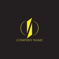 I Initial Letter Logo Design vector