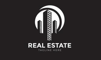 Logo template real estate, apartment, house, rental, business. vector